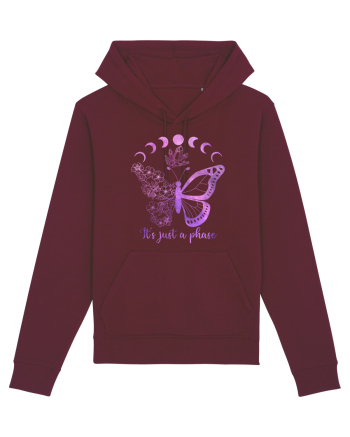 It's Just A Phase Butterfly Burgundy