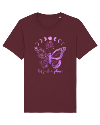 It's Just A Phase Butterfly Burgundy