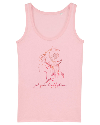 Let Your Light Shine Girl Cotton Pink