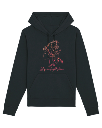 Let Your Light Shine Girl Black
