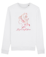Let Your Light Shine Girl Bluză mânecă lungă Unisex Rise