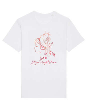 Let Your Light Shine Girl White