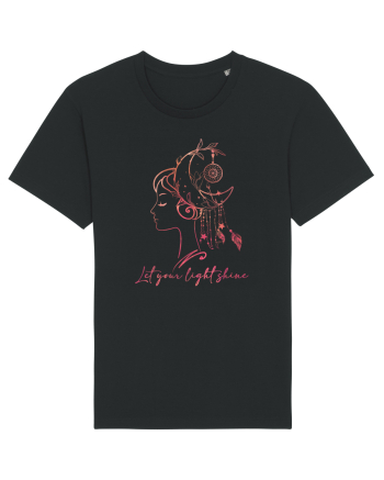 Let Your Light Shine Girl Black