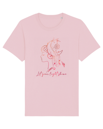 Let Your Light Shine Girl Cotton Pink