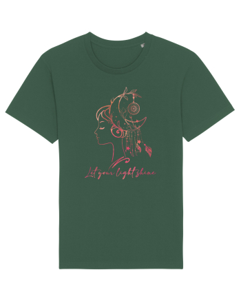 Let Your Light Shine Girl Bottle Green