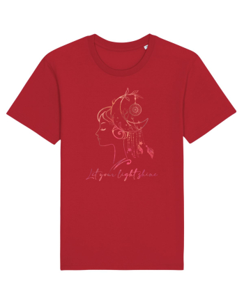 Let Your Light Shine Girl Red