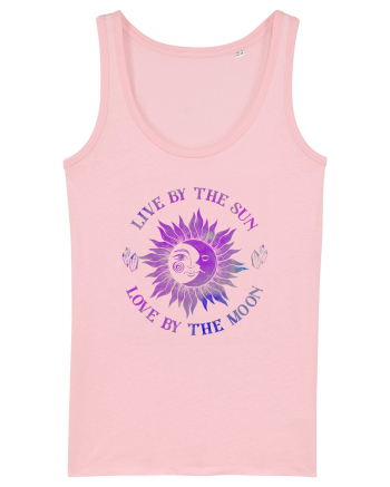 Live By The Sun And Moon Mystical Cotton Pink