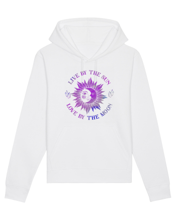 Live By The Sun And Moon Mystical White