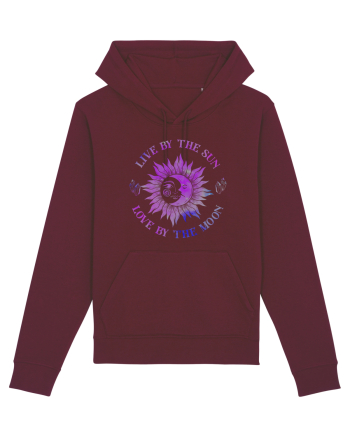 Live By The Sun And Moon Mystical Burgundy