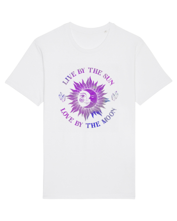 Live By The Sun And Moon Mystical White