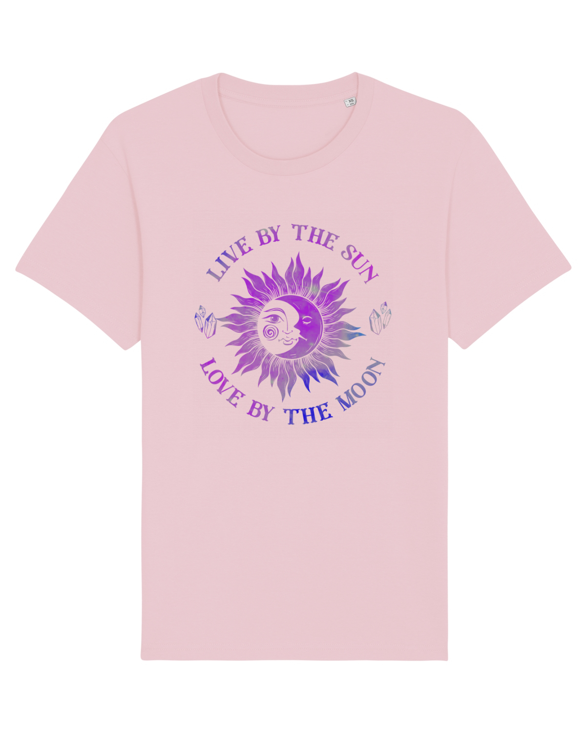 Tricou mânecă scurtă Unisex Rocker Cotton Pink