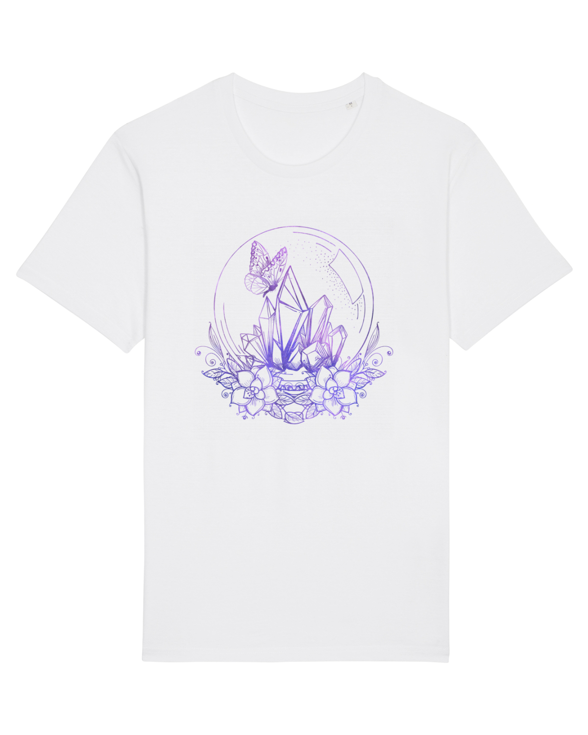 Tricou mânecă scurtă Unisex Rocker White