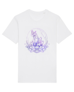 Magic Crystal Ball Mystic Celestial Tricou mânecă scurtă Unisex Rocker