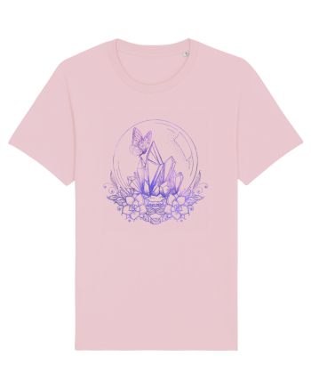 Magic Crystal Ball Mystic Celestial Cotton Pink