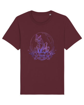 Magic Crystal Ball Mystic Celestial Burgundy