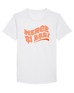 Merge și așa! Tricou mânecă scurtă guler larg Bărbat Skater