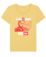 georgel Tricou mânecă scurtă guler larg fitted Damă Expresser