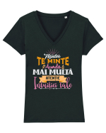 Mintea te minte - v2 Tricou mânecă scurtă guler V Damă Evoker