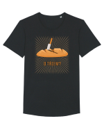O tăiem? Tricou mânecă scurtă guler larg Bărbat Skater