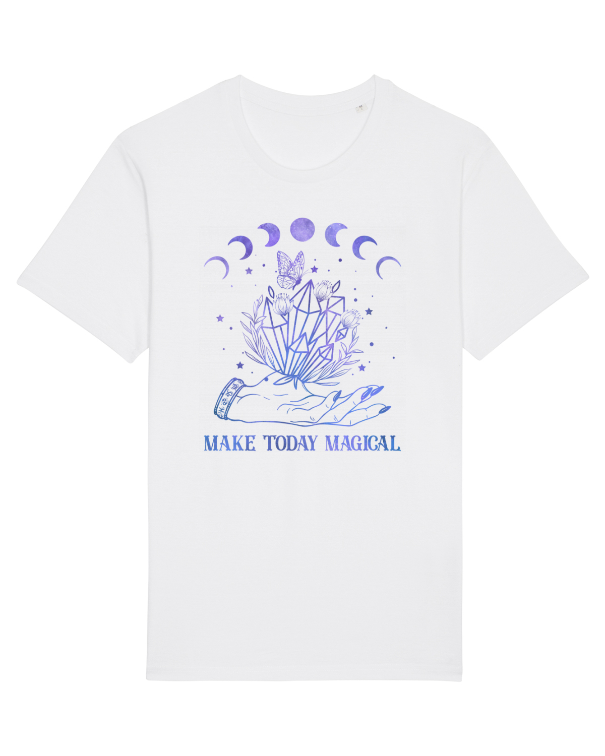 Tricou mânecă scurtă Unisex Rocker White