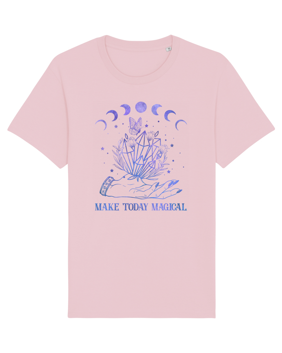 Tricou mânecă scurtă Unisex Rocker Cotton Pink