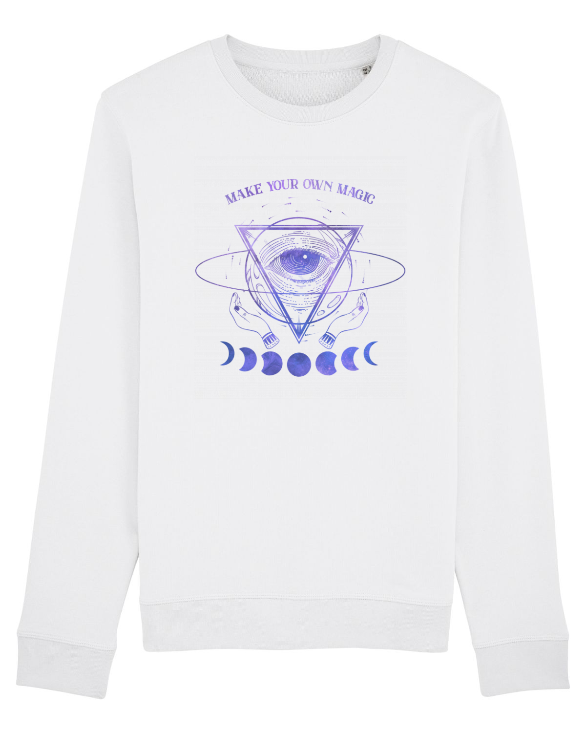 Bluză mânecă lungă Unisex Rise White