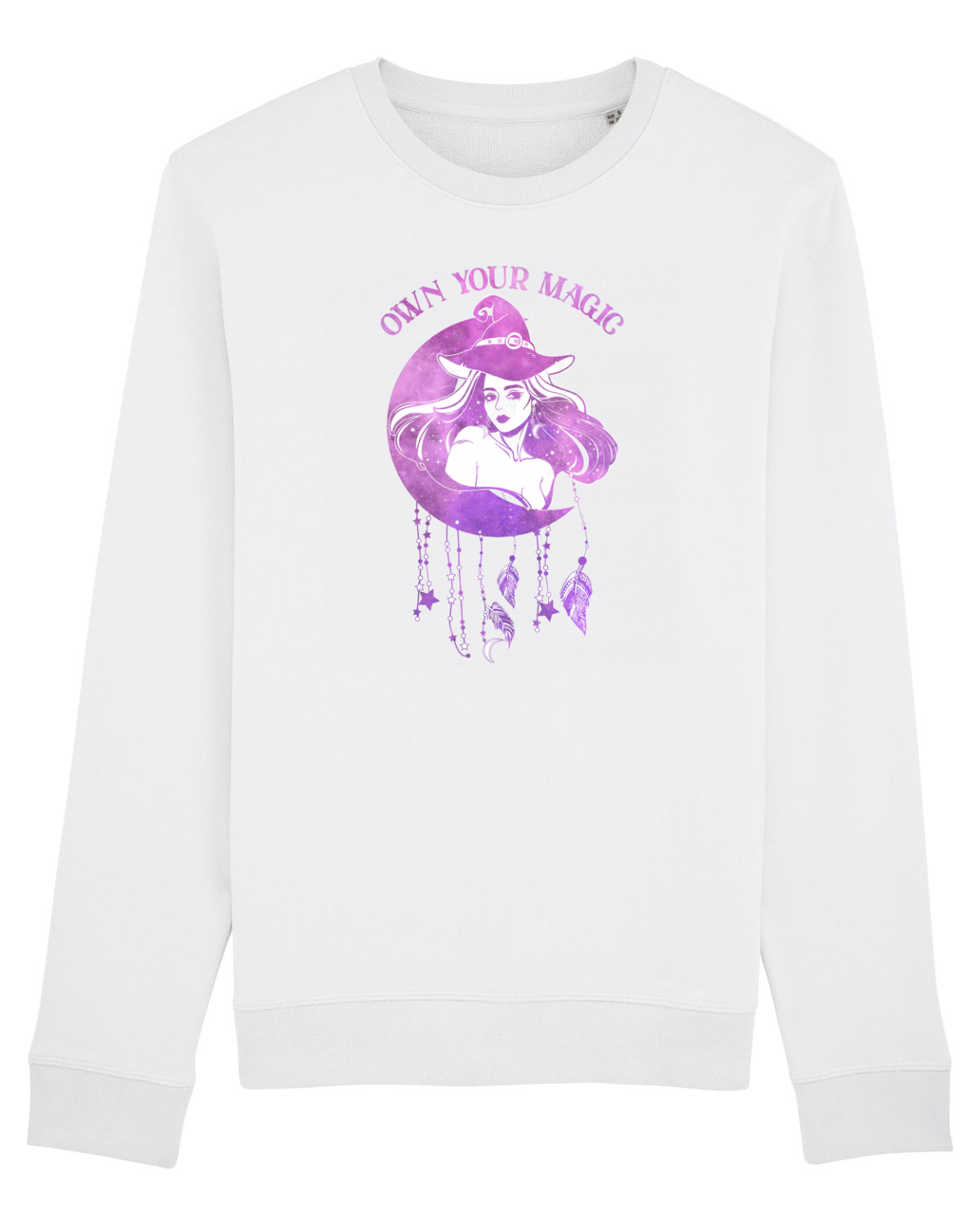Bluză mânecă lungă Unisex Rise White