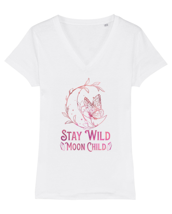 Stay Wild Moon Child White