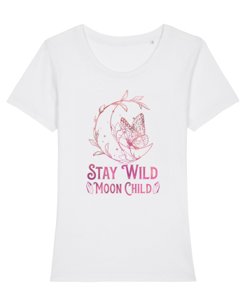 Stay Wild Moon Child White