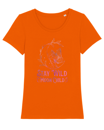 Stay Wild Moon Child Bright Orange