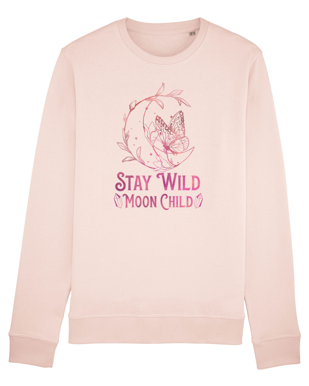 Bluză mânecă lungă Unisex Rise Candy Pink