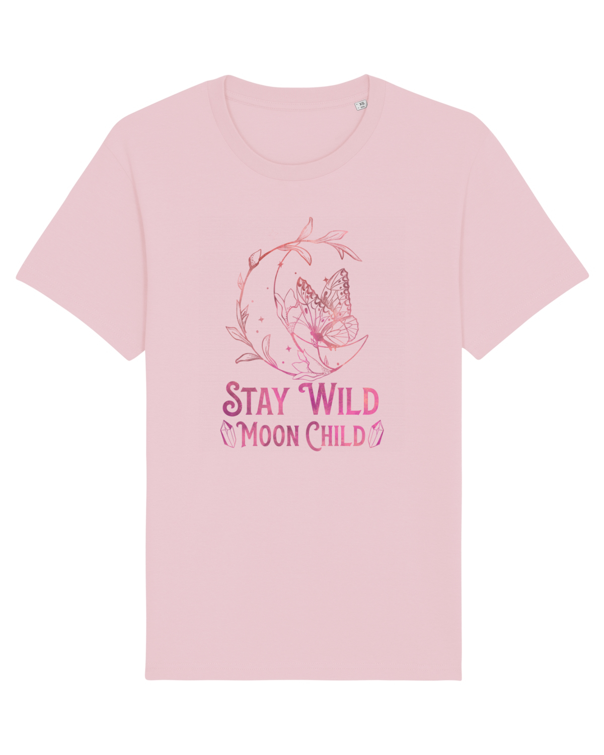 Tricou mânecă scurtă Unisex Rocker Cotton Pink