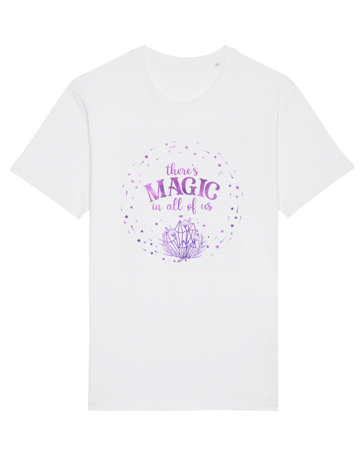 Tricou mânecă scurtă Unisex Rocker White