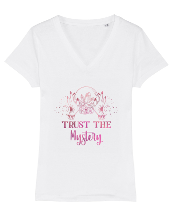 Trust The Mystery Mystical Vibes White
