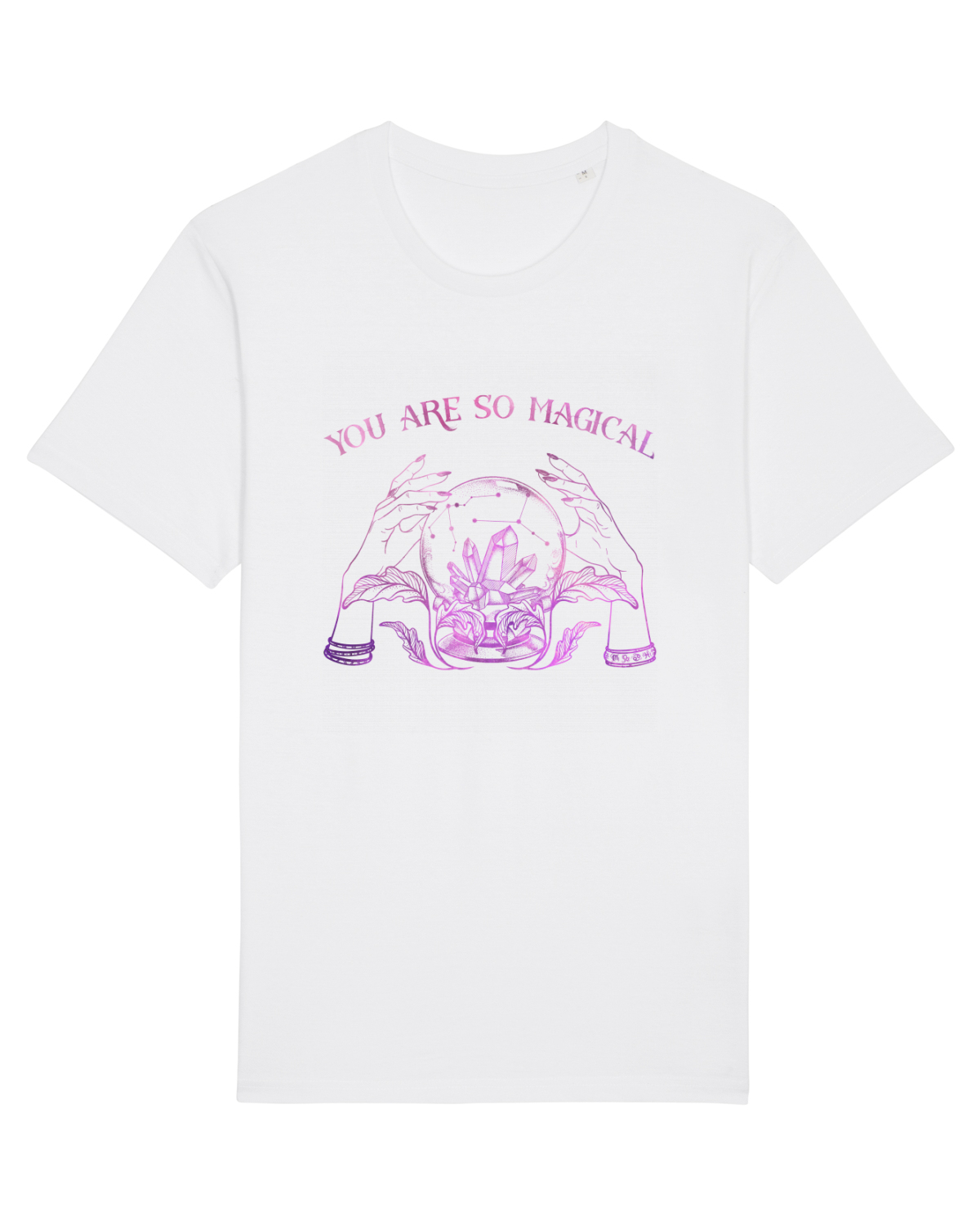 Tricou mânecă scurtă Unisex Rocker White