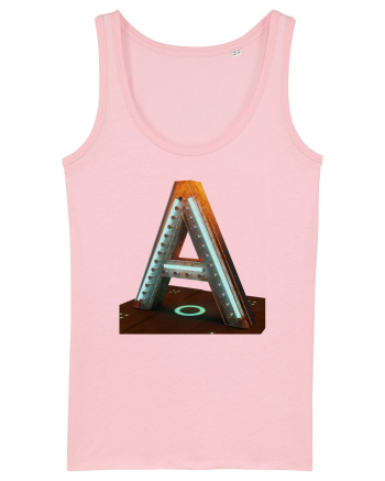 Litera A - 3D Cotton Pink