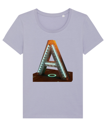 Litera A - 3D Lavender