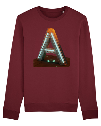 Litera A - 3D Burgundy