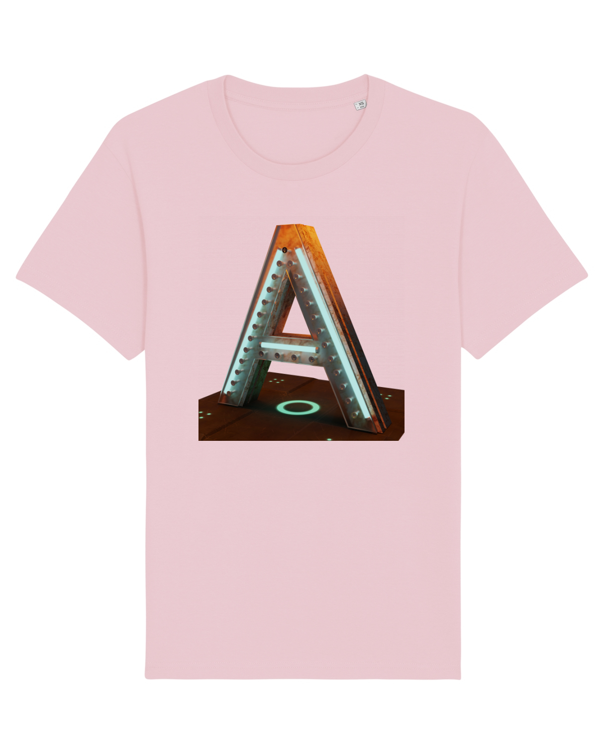 Tricou mânecă scurtă Unisex Rocker Cotton Pink