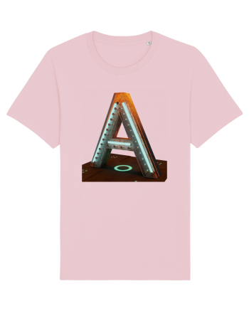 Litera A - 3D Cotton Pink