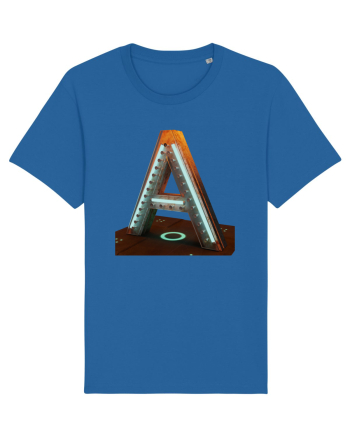 Litera A - 3D Royal Blue