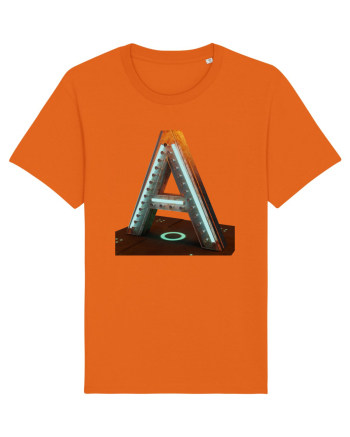 Litera A - 3D Bright Orange