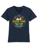 Super tare Tricou mânecă scurtă guler V Bărbat Presenter