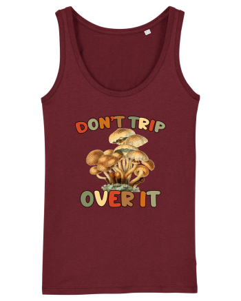 Don't Trip Over It Burgundy