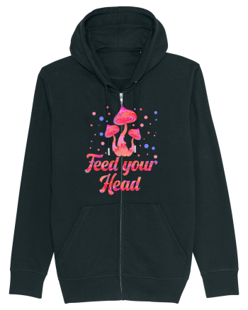 Feed Your Head Space Shroom Mushroom Black
