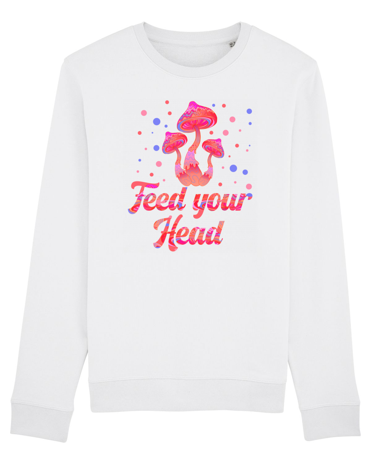 Bluză mânecă lungă Unisex Rise White