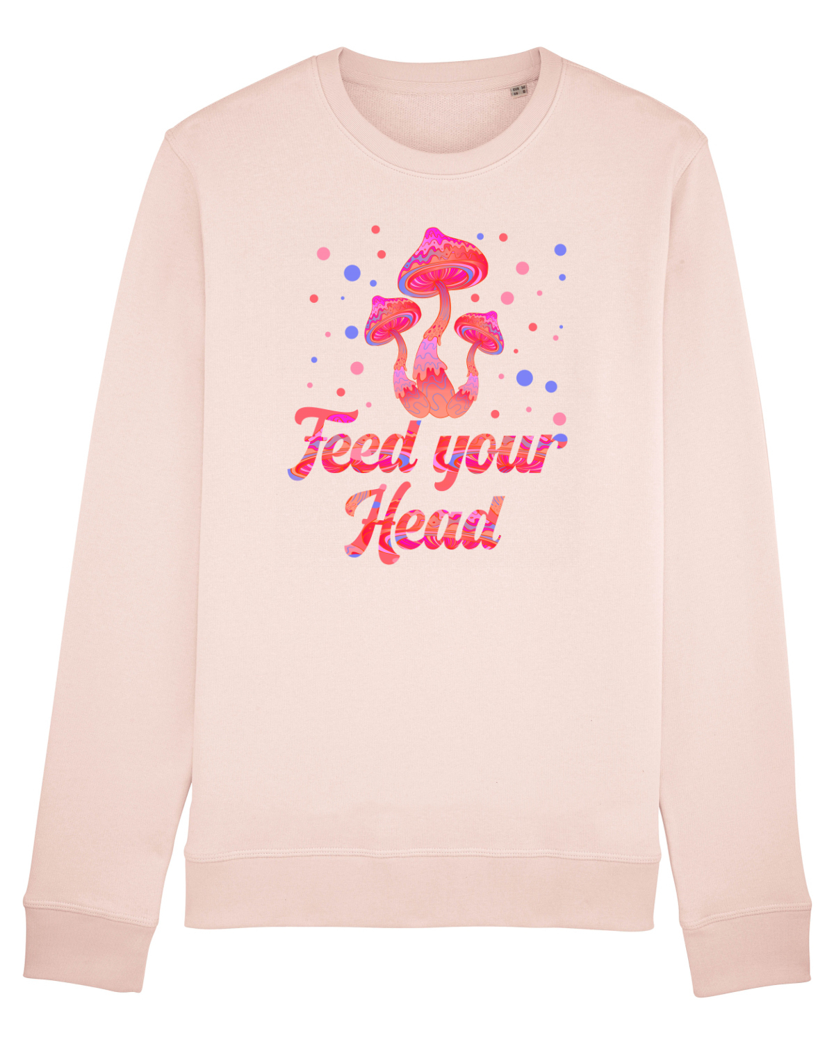 Bluză mânecă lungă Unisex Rise Candy Pink