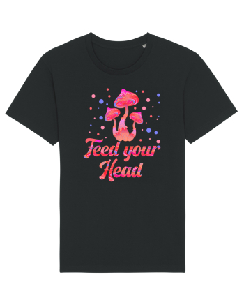 Feed Your Head Space Shroom Mushroom Black