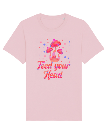 Feed Your Head Space Shroom Mushroom Cotton Pink