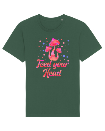 Feed Your Head Space Shroom Mushroom Bottle Green